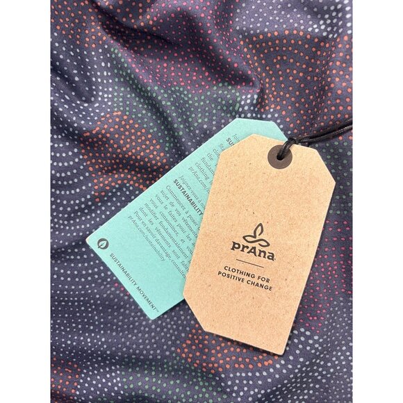 prAna Women's Skypath Dress Deep Pine Dottie NWT Small - Picture 7 of 8